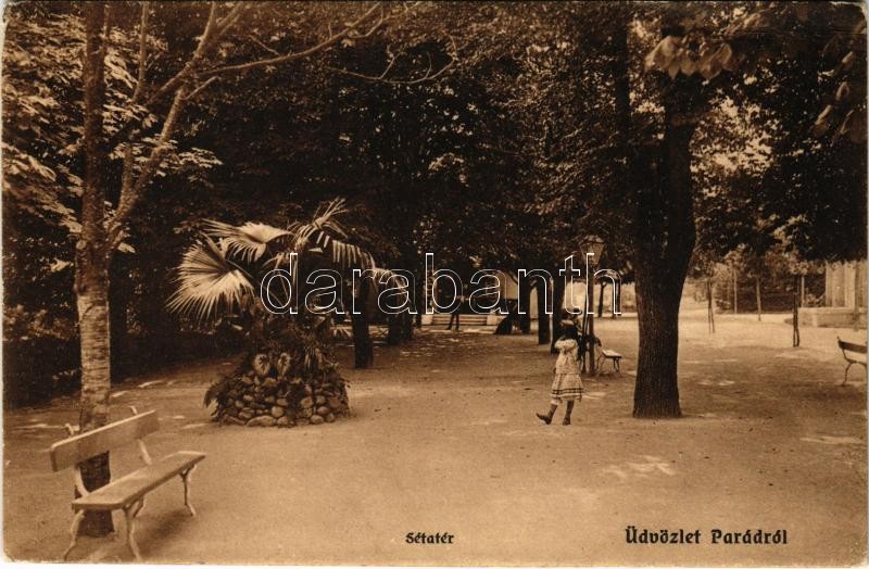 1909 Parád, Sétatér (EB)