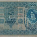 1902. 1000K bélyegzés nélkül T:III fo., apró sarokhiány Adamo SK35 - Image 2