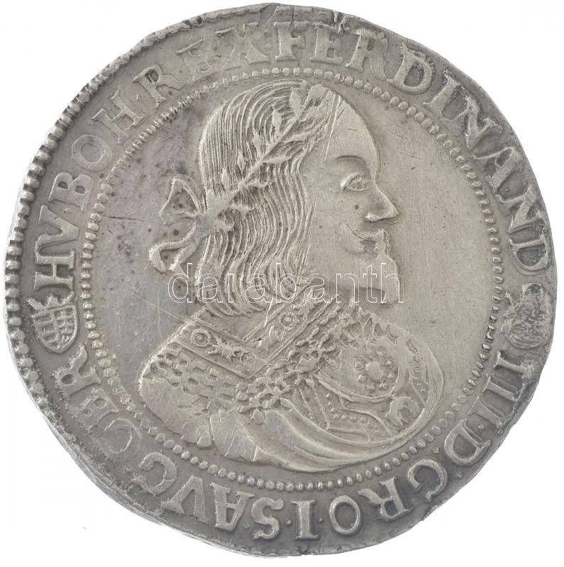 1654K-B Tallér Ag 'III. Ferdinánd' Körmöcbánya (28,42g) T:2- karc / Hungary 1654K-B Thaler Ag 'Ferdinand III' Kremnitz (28,42g) C:VF scratch Huszár: 1241-1242., Unger II.: 939.a - Image 2