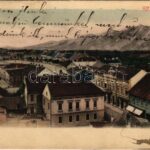 1903 Szászváros, Broos, Orastie; látkép / general view (kopott sarkak / worn corners)