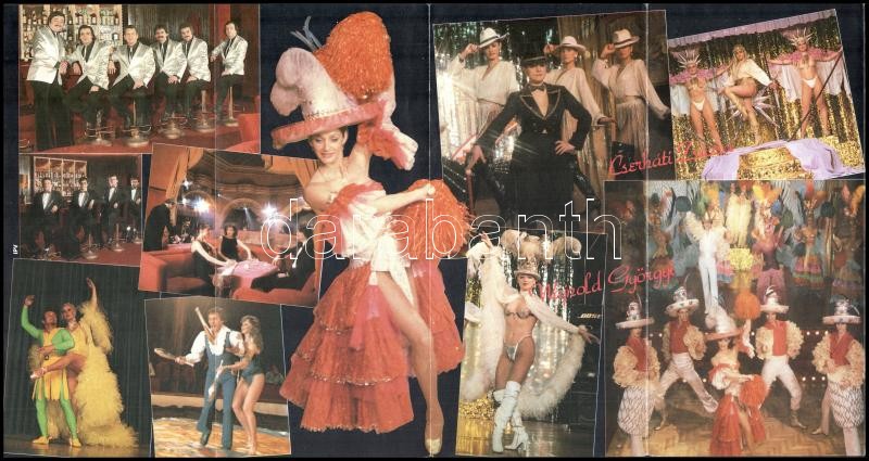 1986 Bp., Moulin Rouge fesztivál színes prospektus - Image 3
