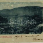 1901 Zalatna, Zlatna; látkép. Folberth W. kiadása / general view (EK)