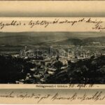1911 Szilágysomlyó, Simleu Silvaniei; látkép. 'Ideal' W.L. Bp. 7112. Schwarcz E. és Társa kiadása / general view (EK)