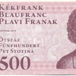 Sopron 2010. 500 Kékfrank 'Esterházy Pál', 'A 020649' sorszámmal T:II