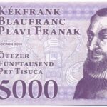 Sopron 2010. 5000 Kékfrank 'Lackner Kristóf', 'D 000080' sorszámmal T:I