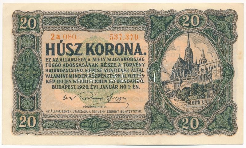 1920. 20K '2a 080 537.370' T:I- Adamo K15