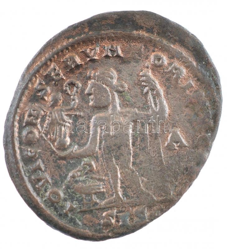Római Birodalom / Siscia / I. Licinius 313-315. AE Follis (2,97g) T:2 Roman Empire / Siscia / Licinius I 313-315. AE Follis 'IMP LIC LICINIVS P F AVG / IOVI CONSERVATORI - A - SIS' (2,97g) C:XF RIC VII 8.var