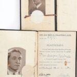 1931-1946 Szepesy Béla (1913-2001) nyelvész leckekönyvei, 3 db + papírok - Image 2