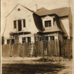 1927 Nyitra, Nitra; Dombay Ede főjegyző villája építés közben / villa in construction. photo (fl)