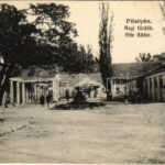 1915 Pöstyén, Piestany; régi fürdők. Lampl Gyula kiadása / Alte Bäder / old spas