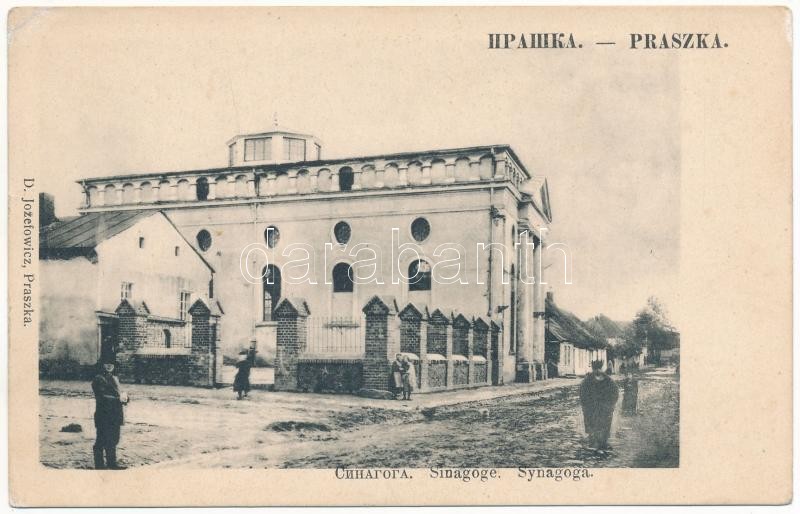 Praszka, Praschkau; Sinagoge / synagoga / synagogue. D. Jozefowicz (EK)