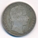1858B 1Fl Ag 'Ferenc József' T:2-,3 Adamo M14