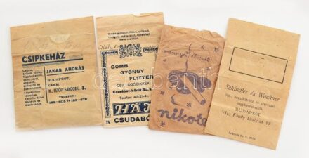 cca 1930 Reklám zacskók