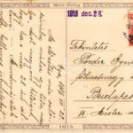 1919 Magyar zászló / Hungarian flag. Welt-Krieg 1914. Meissner & Buch Kriegs-Postkarten Serie 2076. 'Isten áldd meg a magyart!' litho - Image 2