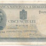 Románia 1936. 500L 'G/2 0680284' T:III apró szakadás Romania 1936. 500 Lei 'G/2 0680284' C:F tiny tear Krause P#42b