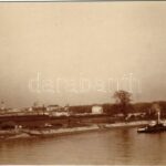 Komárom, Komárnó; Dunapart, gőzhajó / Danube riverside, steamship. photo
