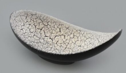 Német retró kerámia tálka, jelzett, hibátlan, 18x8,5cm
