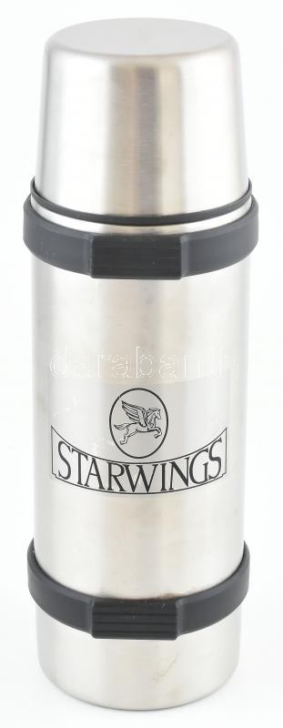 Nagyméretű inox termosz, m: 29,5 cm