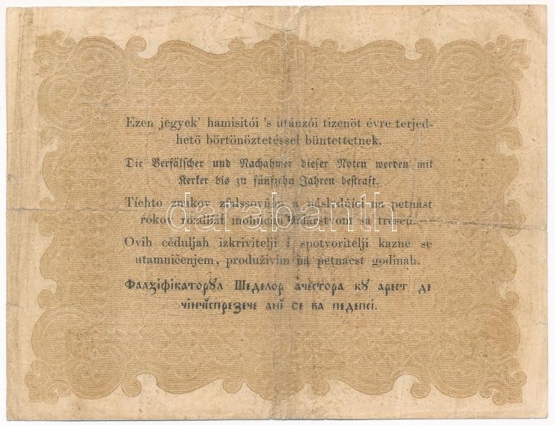 1848. 10Ft 'Kossuth bankó' 'Ga 4709 59' T:III- szakadások Adamo G111 - Image 2