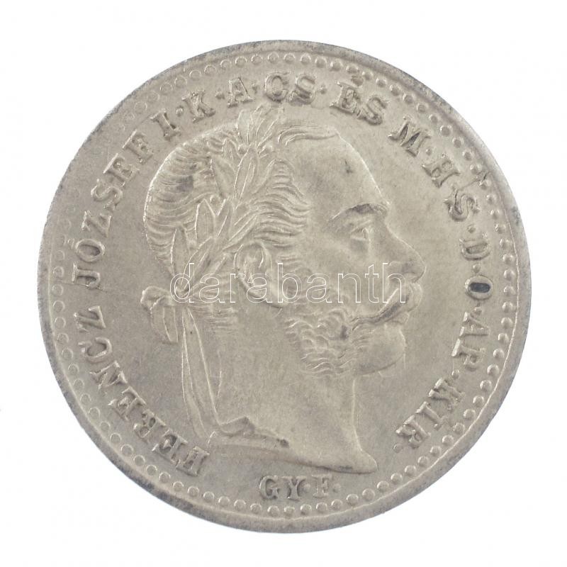 1870GYF 10kr Ag 'Váltó Pénz' T:1- apró karc Adamo M10.1 - Image 2