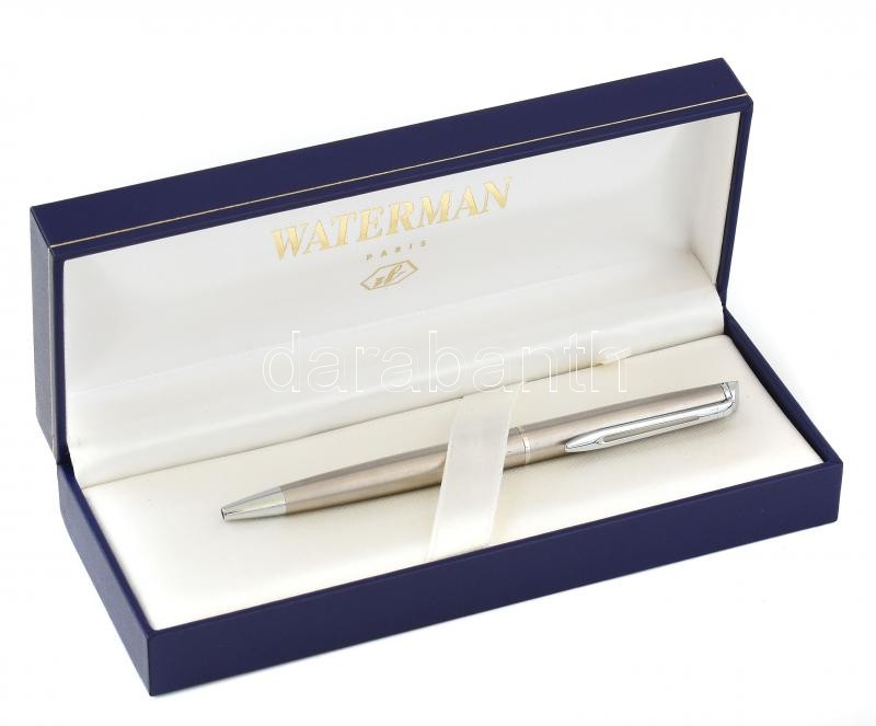 Waterman Paris golyóstoll, eredeti díszdobozában, szép állapotban, h: 13 cm