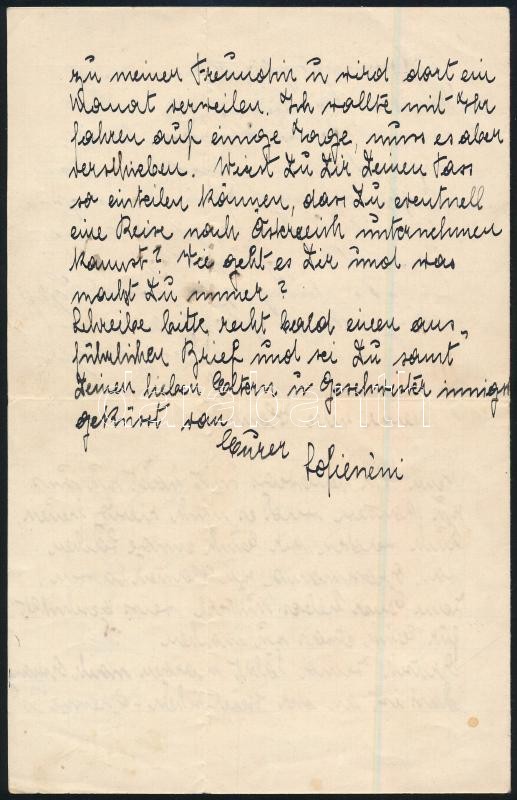 1924 Dirmayer János fűszerkereskedése fejléces levélpapírjára írt levél - Image 3