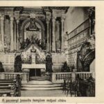 Pozsony, Pressburg, Bratislava; Jezsuita templom májusi oltára, belső / Jesuit church, interior with altar (EK)
