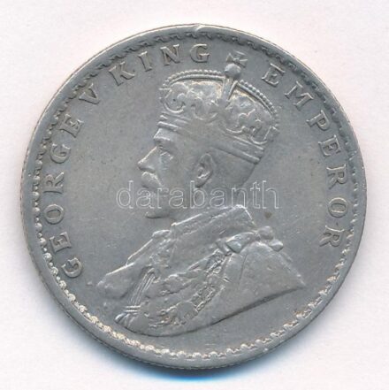 Brit-India 1912. 1R Ag 'V. György' Calcutta T:2 British India 1912. 1 Rupee Ag 'George V' Calcutta C:XF Krause KM#524