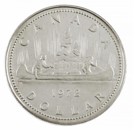Kanada 1972. 1$ Ag 'II. Erzsébet' T:1 Canada 1972. 1 Dollar Ag 'Elizabeth II' C:UNC Krause KM#64.2