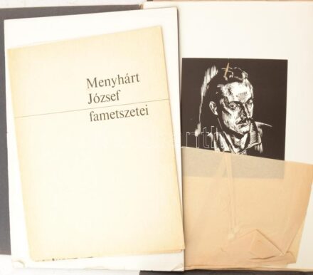 1960 Menyhárt József fametszetei. Debrecen, 1960, Alföldi Nyomda, 12 p. + 20 t. A Déri Múzeum Baráti Körének 2. kiadványa. Kádár Zoltán bevezetőével. Megjelent 500 példányban, az eredeti fadúcokról nyomtatva. Kiadói kissé