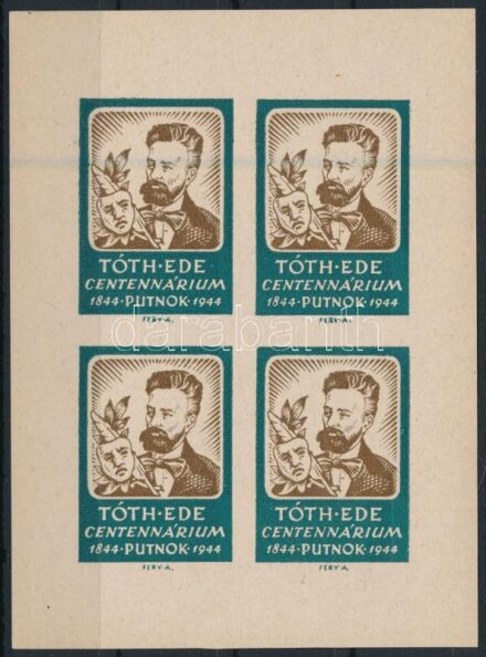 1944 Tóth Ede centenáriumi emlékív