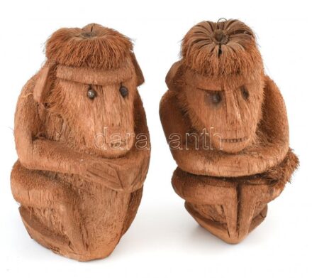2 db kókusz majom figura 20 cm