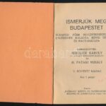 Mikulich-Pataki: Ismerjük meg Budapestet. Bp., Pázmány. Kiadói papírkötés, kopottas állapotban. - Image 2