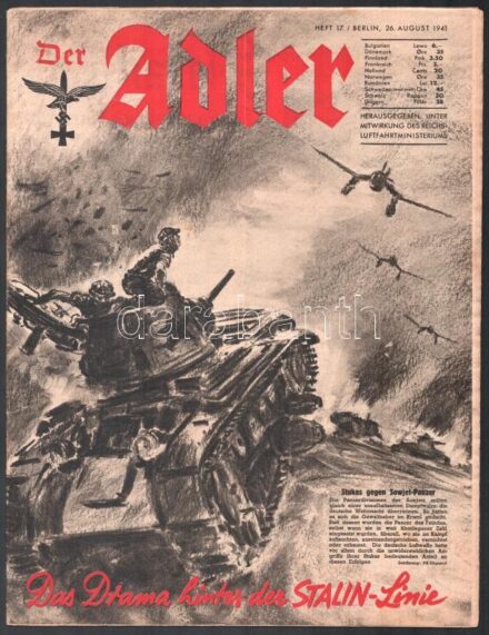 1941 Dear Adler 17. füzet, 'Das Drama hinter der Stalin-Linie