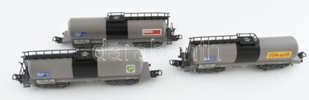 Märklin H0 4788 cikkszámú vasútmodell, tartálykocsi szett (Shell, Esso, BP), újszerű állapotban, eredeti dobozában / Märklin H0 No. 4788 model railway, tank carriage set (Shell, Esso, BP), in good condition, in original box