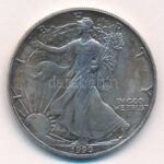 Amerikai Egyesült Államok 1990. 1$ Ag 'American Silver Eagle' T:1- patina USA 1990. 1 Dollar Ag 'American Silver Eagle' C:AU patina Krause KM#273 - Image 2