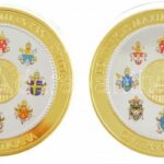 DN 'Benedictus XVI P.M. - Deus Caritas Est' aranyozott és ezüstözött fém emlékérem (70mm) + 'Ioannes Paulus I P.M. - Ecclesiam Suam' aranyozott és ezüstöztt fém emlékérem (70mm) T:PP - Image 2