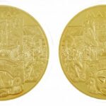 DN 'Maják - Maja naptár' aranyozott, részben multicolor festett fém emlékérem (70mm) + 'Maják - Chichen Itza' aranyozott, részben multicolor festett fém emlékérem (70mm) T:1 - Image 2