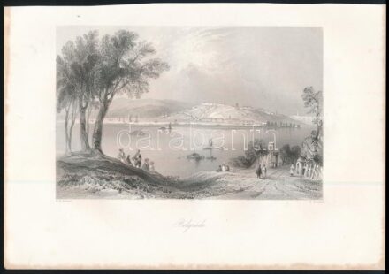 1839 Belgrade, William Henry Bartlett (1809-1854), metszet, 12×18 cm