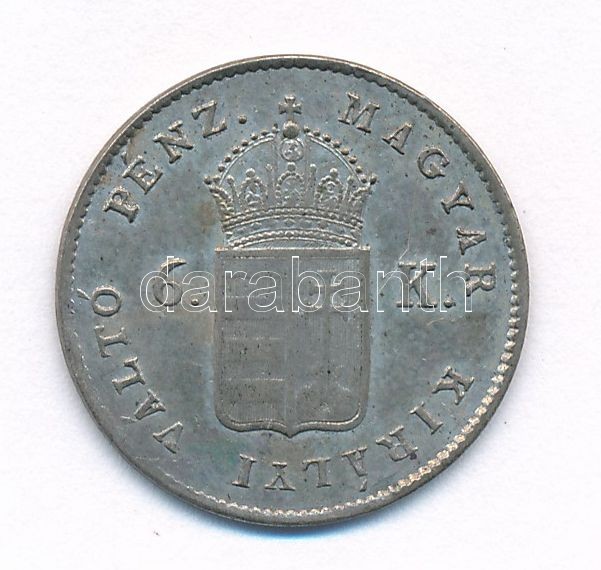 1849NB 6kr Ag T:2,2- patina, karc Adamo B3 - Image 2