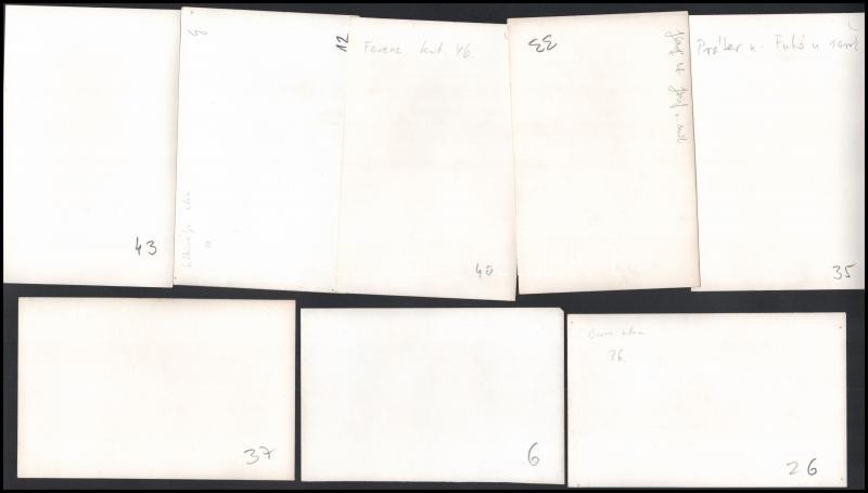 1956 17 db fotó a forradalom idejéből, Budapesti helyszínek, többségében a hátoldalán feliratozott (Reviczky u., József krt.-Krúdy u. sarok, Üllői út, Széna tér, stb.), jelzés nélkül, 12x9 cm - Image 4