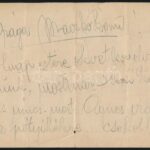 cca 1930-1940 Müller Testvérek Rt. Bp. órarend, részben kitöltött, kis szakadásokkal, 24x16,5 cm - Image 2