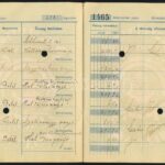1936 A Tamási Hitelbank Rt. betéti könyve, bejegyzésekkel, lyukasztással, 16 p. - Image 2