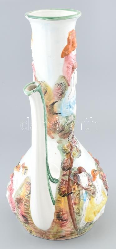 Capodimonte kancsó, jelzett, kis lepattanásokkal, m: 42 cm - Image 2