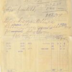 1936 Bp., Egyesült Magyar Malomipari Részvénytársaság fejléces levélpapírjára írt számla, rajta a gyár látképével - Image 2