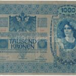 1902. 1000K piros 'MAGYARORSZÁG' körbélyegzővel T:III Adamo SK35B - Image 2