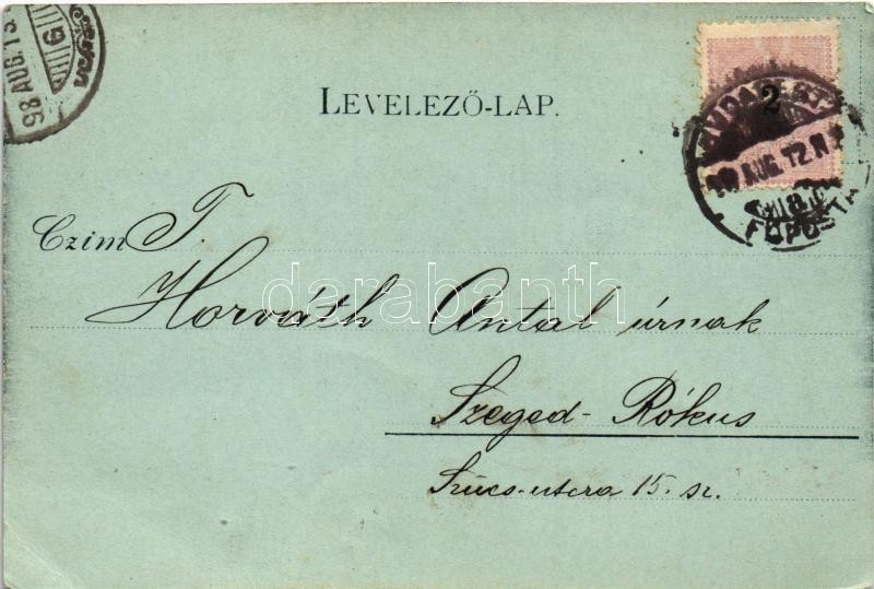 1898 (Vorläufer) Budapest I. Királyi várpalota (EK) - Image 2
