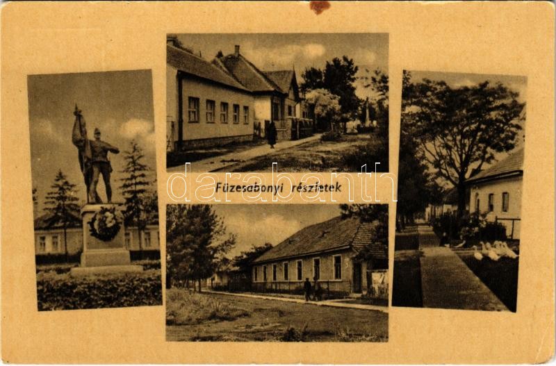 Füzesabony, részletek. Képzőművészeti Alap Kiadóvállalat (EK)