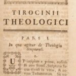 Francolino, Balthassare: Tirocinium Theologicum. Nagyszombat, 1744. Kartonált kötés, kopottas állapotban. - Image 2