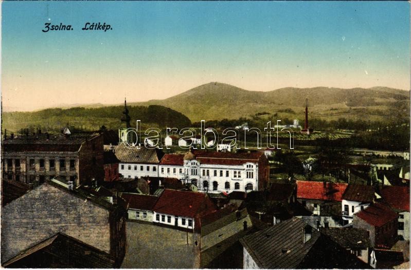 Zsolna, Sillein, Zilina; látkép. Biel L. kiadása / general view